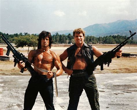 80sTees.com - Martin Kove and Sylvester Stallone on the...