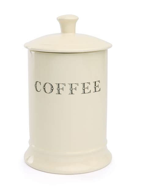 Cream Colour Ceramic Coffee Majestic Kitchen Storage Canister David Mason Design | eBay