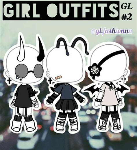 Cute Gacha Life Outfits Emo