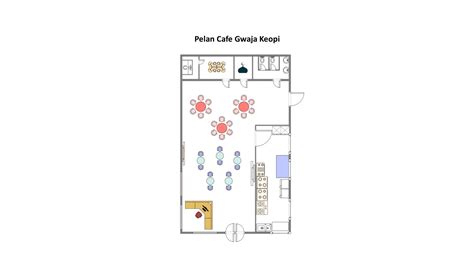 Cafe Floor Plan Template