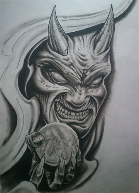 Evil Demon Drawing at GetDrawings | Free download