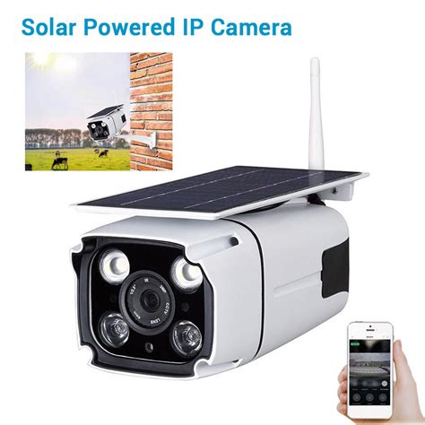 Surveillance Cameras - IP67 1080P HD Solar Powered Wireless WIFI IP ...