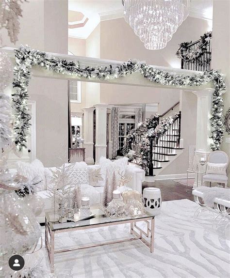 30+ Living Room White Christmas Decorations