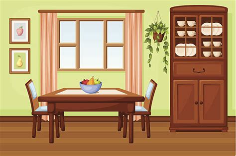 Royalty Free Dining Room Clip Art, Vector Images & Illustrations - iStock