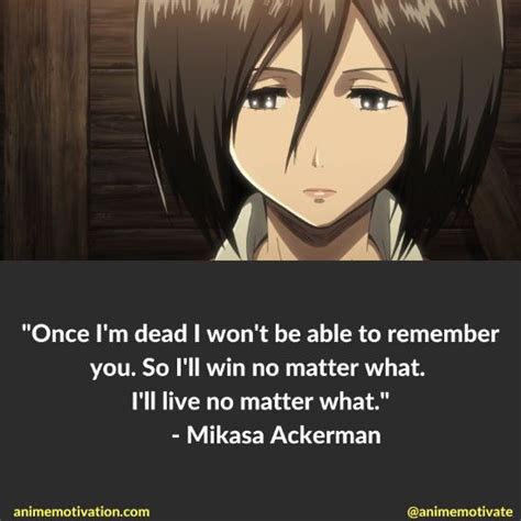 14+ Greatest Mikasa Ackerman Quotes For AOT Fans!