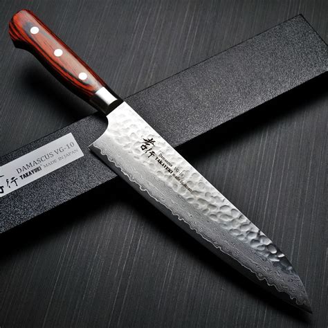 Sakai Takayuki Hammered 33 Layers Damascus VG10 Chef Knife 210mm – Bay ...