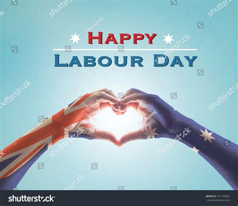 Happy Labour Day Australia Flag Pattern Stock Photo 321146852 | Shutterstock