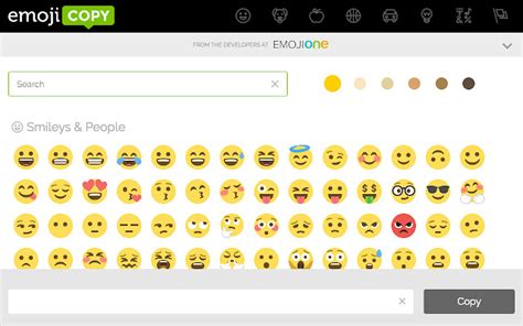 Emoji Copy & Paste (2016) by EmojiOne™ - Chrome Web Store