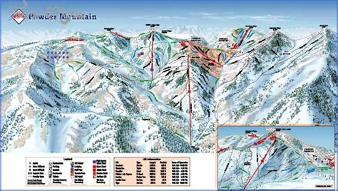 Park City Mountain Resort Map - ToursMaps.com