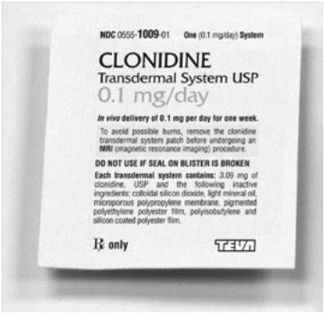 Clonidine Patch - FDA prescribing information, side effects and uses