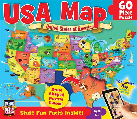 Explorer Kids Puzzles - USA Map | Continuum Games