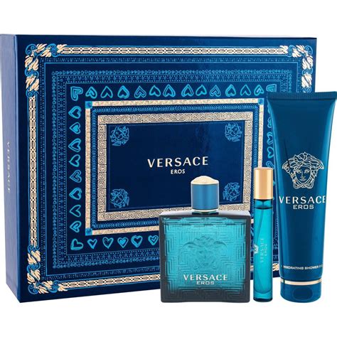 ORIGINAL Versace Eros For Men 100ml EDT Perfume Gift Set | Shopee Malaysia