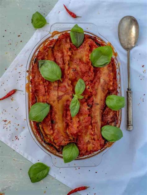 Healthy Aubergine Lasagna Recipe - Gluten & Dairy Free, Tasty & Vegan