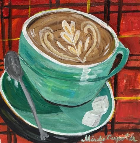 Cappuccino.jpg 1,573×1,600 pixels | Original paintings, Coffee art, Nostalgic art