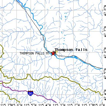 Thompson Falls, Montana (MT) ~ population data, races, housing & economy