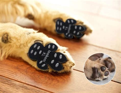 LOOBANI 48 Pieces Dog Paw Protector Pads to Keeps Dogs from Slipping On Floors, Disposable Self ...