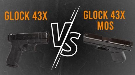 Glock 43x vs. 43x MOS - XS Sights