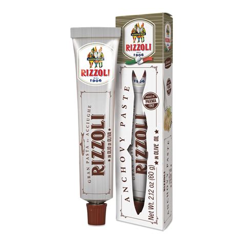 Rizzoli - Anchovy paste in tube - 2.11 oz - Italian Products