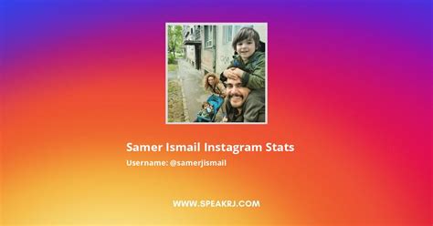 Samer Ismail Instagram Followers Statistics / Analytics - SPEAKRJ Stats