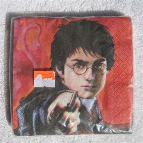 16 HARRY POTTER Goblet of Fire Paper 2PlyBeverage Napkins Party Express ...