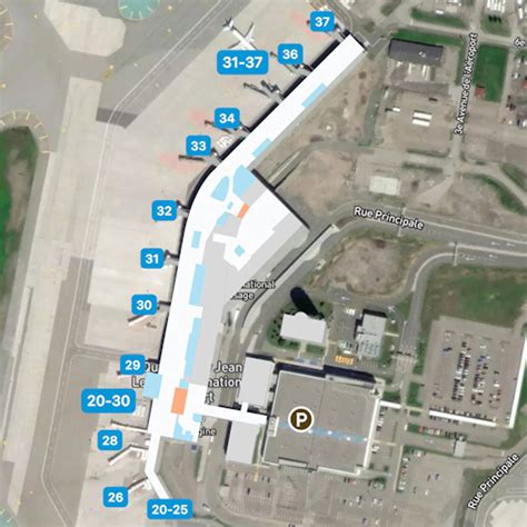 Quebec Jean Lesage Airport Map | YQB Terminal Guide