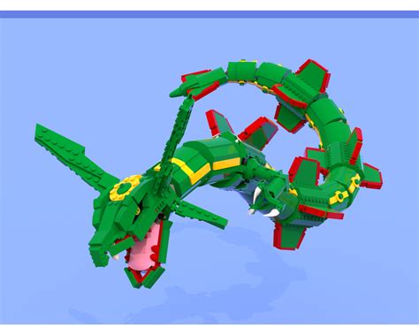 LEGO MOC Pokemon Rayquaza by Ludicolo | Rebrickable - Build with LEGO