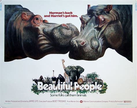 Beautiful PeopleAnimals areBeautiful People.1975 Original US | Etsy | Lobby cards, Documentaries ...