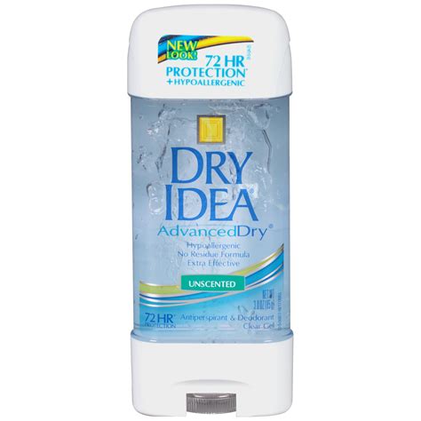 Dry Idea Antiperspirant Deodorant Gel, Unscented, 3 Ounce - Walmart.com