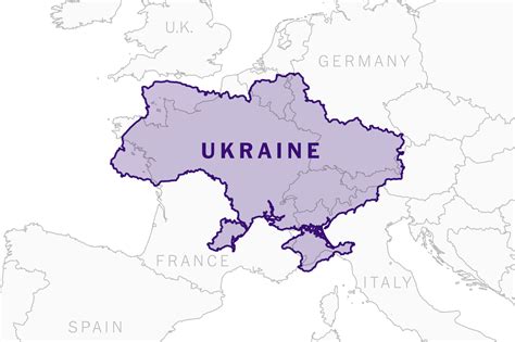 World Map Of Ukraine