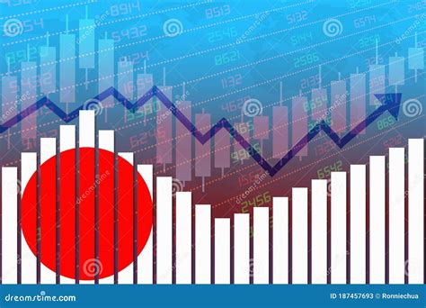 Japan Economy Improves and Returns To Normal after Crisis Stock Image - Image of indicators ...