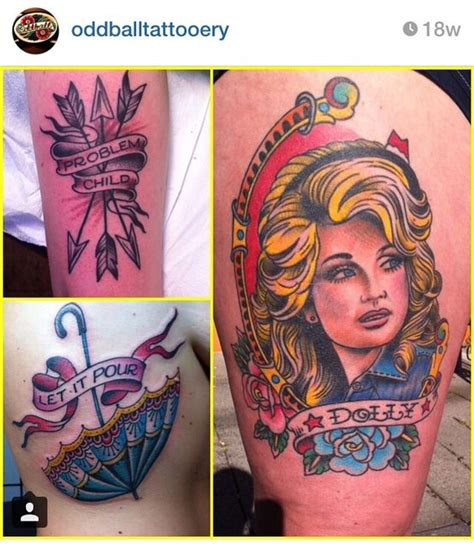 35 Amazing Dolly Parton Tattoos - Page 2 of 3 - NSF - Music Magazine