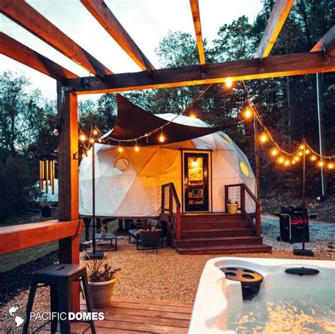 Prefab Glamping Dome Retreat | Pacific Domes