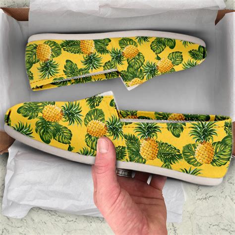 Pineapple Casual Shoes | Custom Canvas Sneakers For Kids & Adults