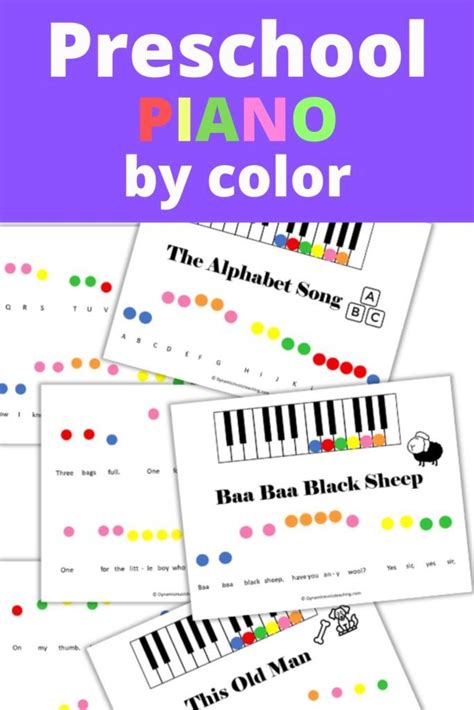 Beginner Piano Lessons Printable