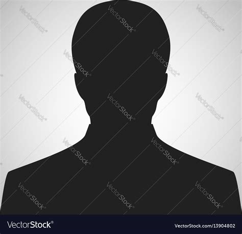 Icon man silhouette Royalty Free Vector Image - VectorStock