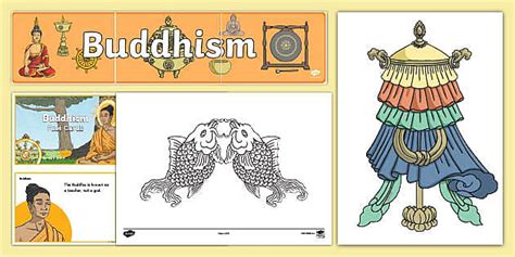 Religion - Buddhism - Display Pack (teacher made) - Twinkl