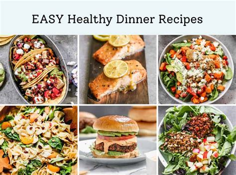 Easy Healthy Dinner Recipes