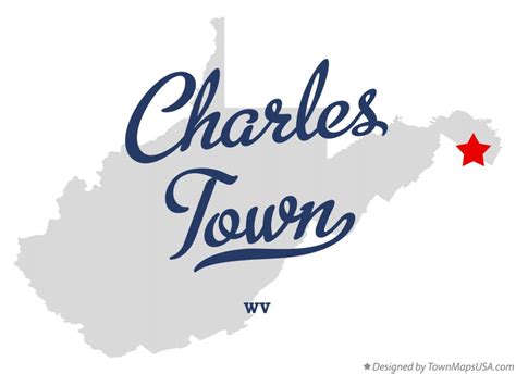 Map of Charles Town, WV, West Virginia