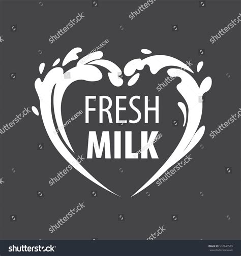 Milk Logo Vector Stock Vector (Royalty Free) 532840519 | Shutterstock