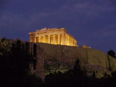 Acropolis and Parthenon at Night | Mostlybytrain | Flickr