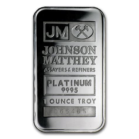 Buy 1 oz Platinum Bar - Johnson Matthey | APMEX