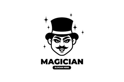 Magician Black Logo | The magicians, Black logo, Logo design template