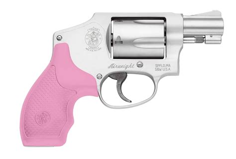 Smith & Wesson Model 642 Airweight Pink Grip Revolver, 38 Special +P, 5Rd, 1 7/8"- 150466 ...