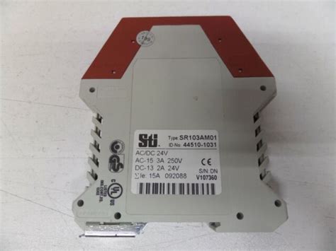 Sti SR103AM01 Safety Relay 250v-ac 24v-dc, 44510-1031 Loc N2 | eBay