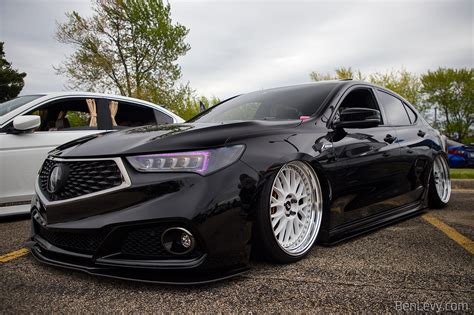 Black Acura TLX A-Spec with Work Wheels - BenLevy.com