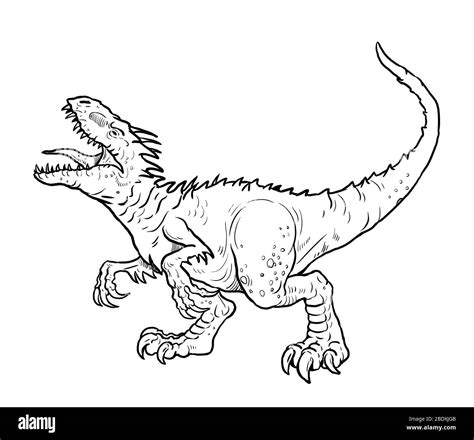 Raptor Cute Dinosaur Drawing