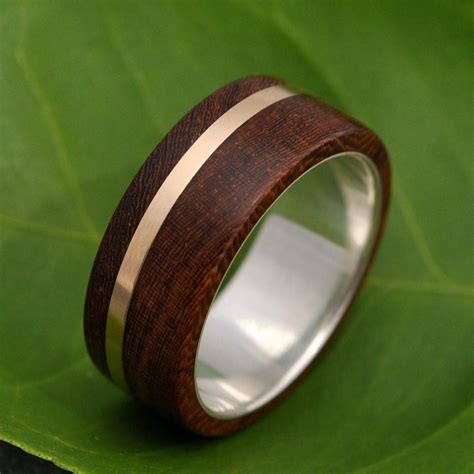 Mens Wood Wedding Band #Engagementringsformen | Mens wood wedding bands ...