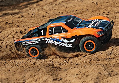 Traxxas Slash 4x4 VXL Brushless RTR Short Course RC Truck w/TSM Orange ...