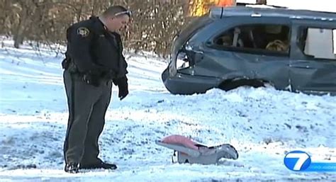 Baby’s Response To Being Rescued After She Was Flung 25 Feet From A Crash Stuns Rescuers