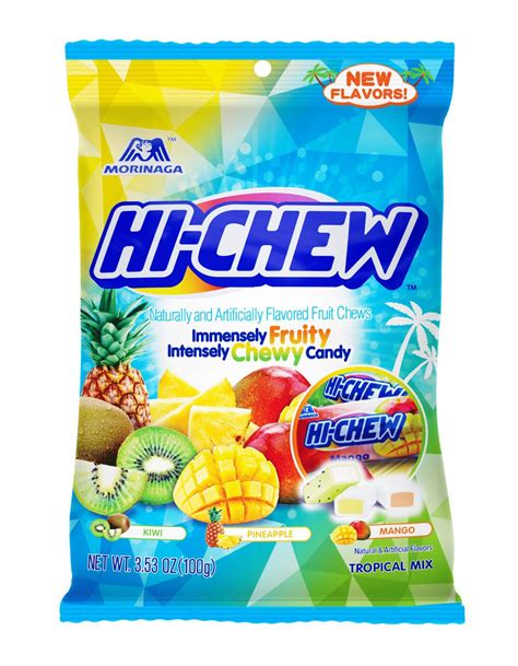 Hi-Chew Tropical Mix - MULTI - 6002 | Hi chew, Fruit chews, Chewy candy